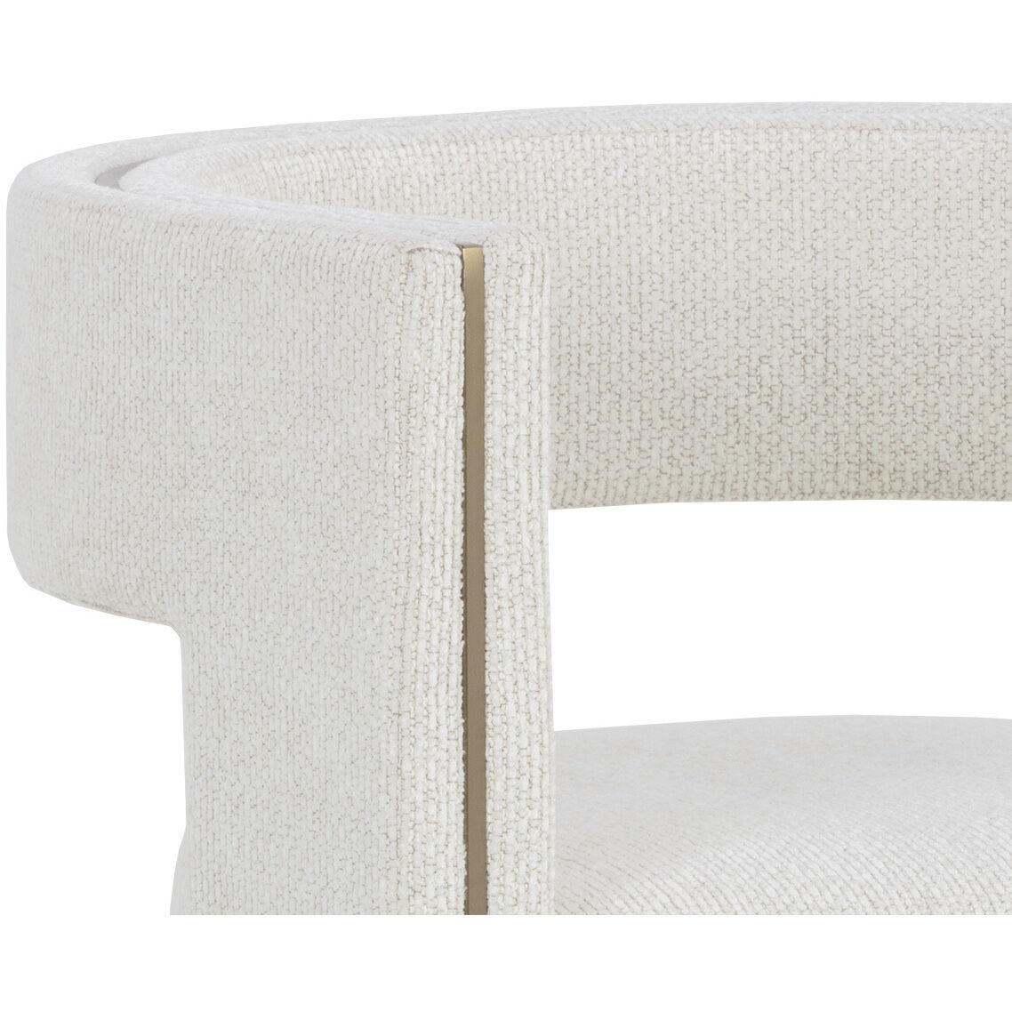 Adamina Rhea Light Barley Dining Armchair